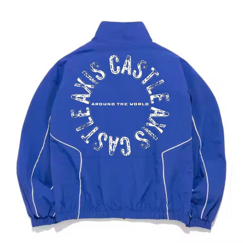 Blue Windbreaker set